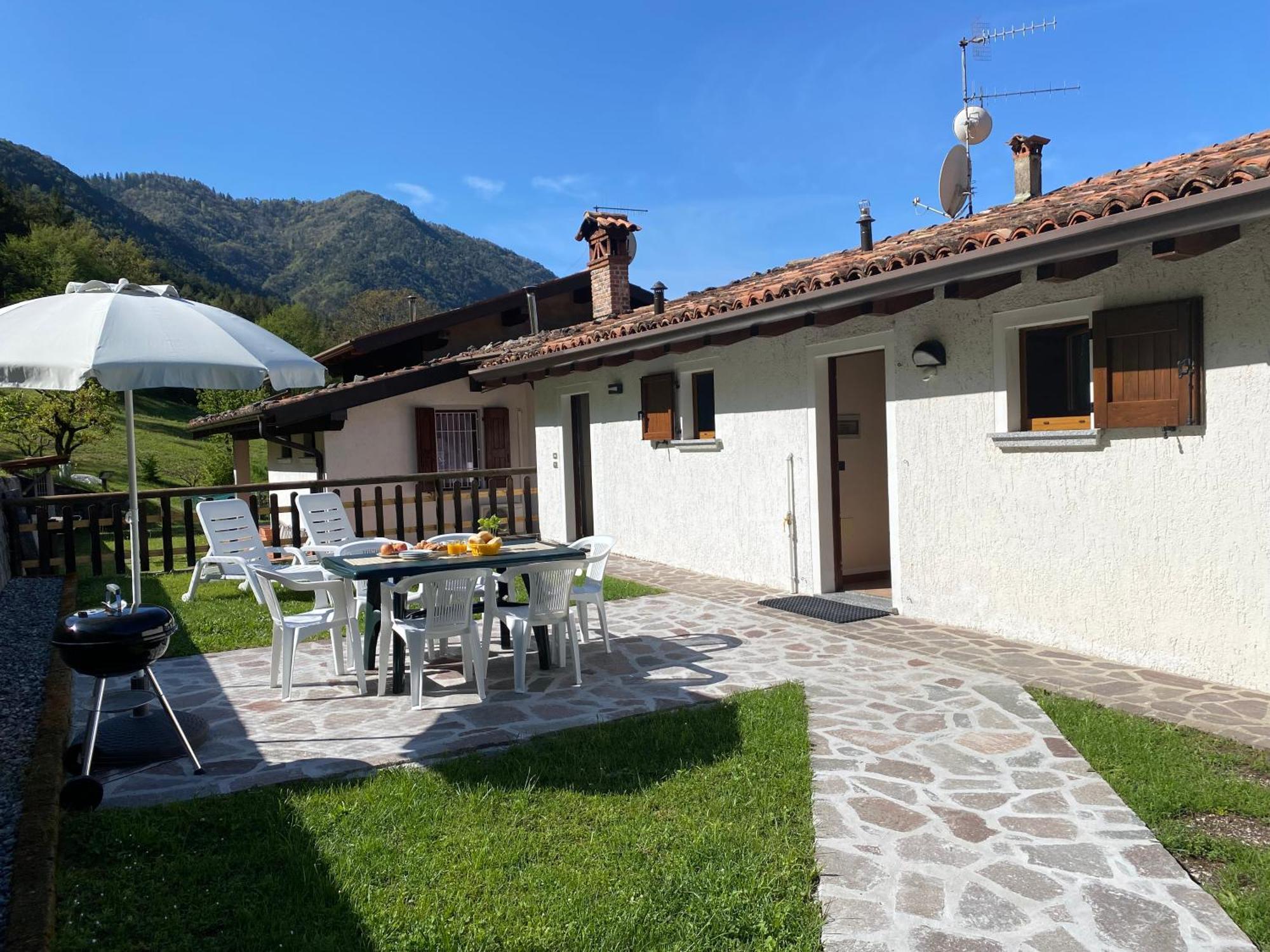 Casa Carla, Bis 4 Personen, Garten, Balkon Mit Blick Auf Den See Und Die Berge Crone Bagian luar foto